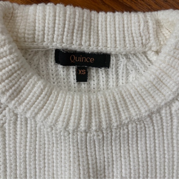 Quince Women's Cotton Fisherman Crew Sweater - Picture 2 of 2